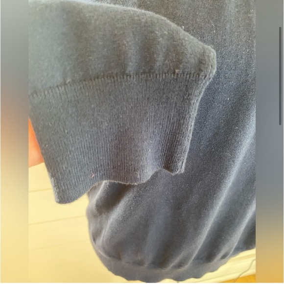 Banana Republic womens medium thin knit sweater pull on sheer silk minimalist - Picture 3 of 7